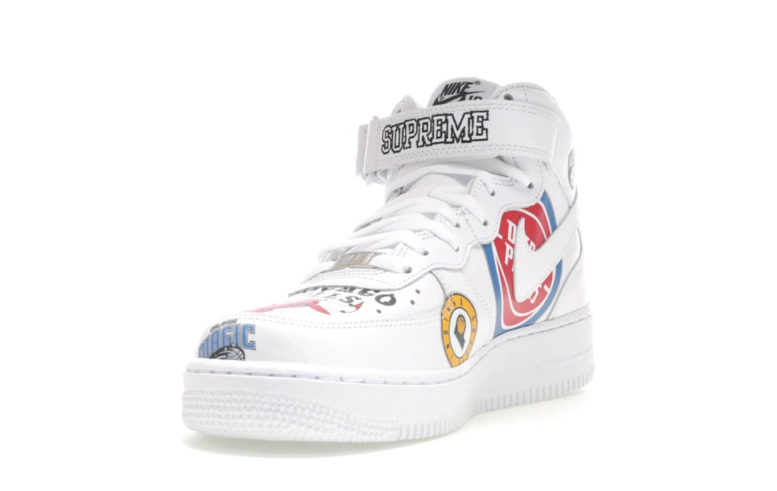 Air Force 1 Mid Supreme NBA White - AQ8017-100
