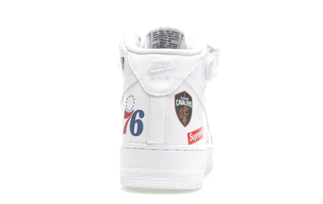 Air Force 1 Mid Supreme NBA White - AQ8017-100