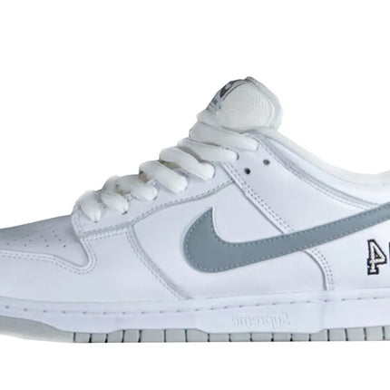 SB Dunk Low Supreme 94 White Metallic Silver - HQ8487-100