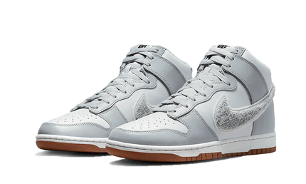 Nike Nike Dunk High Retro Chenille Swoosh White Grey - DR8805-003