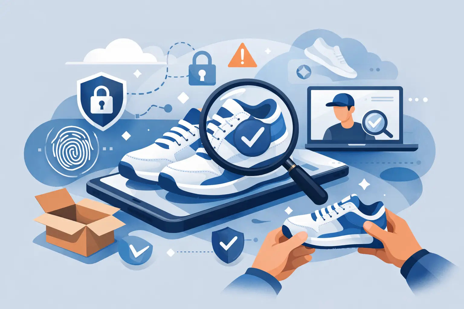 Autenticazione sneakers online senza rischi