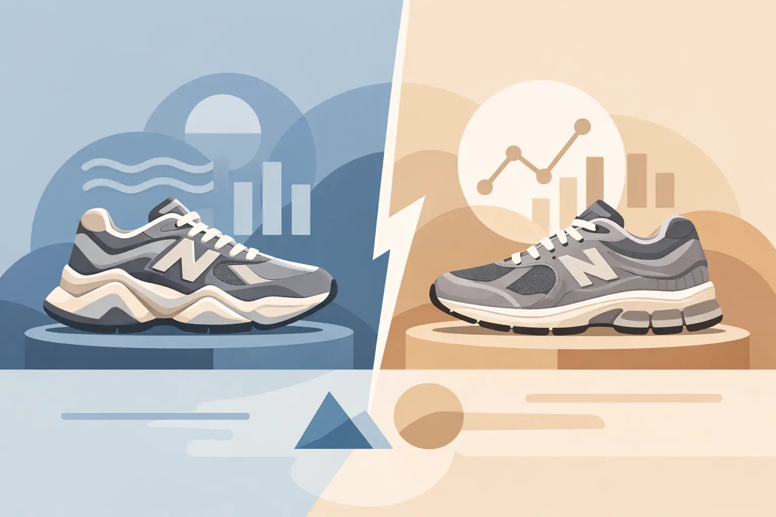 New Balance 9060 contro 2002R: quale scegliere?