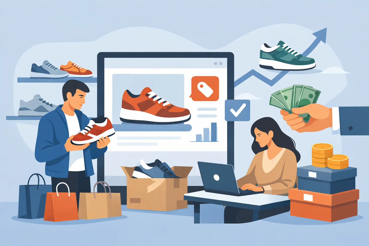Conto vendita sneakers: vendi senza perdere valore