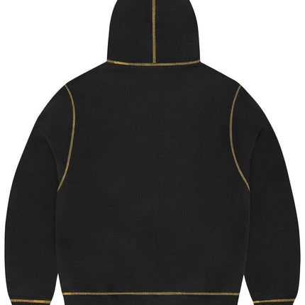 Corteiz Alcatraz Contrast Hoodie 'Black/Yellow'