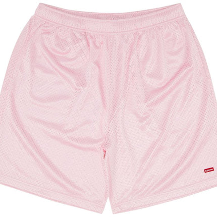 Supreme Small Box Baggy Mesh Short Pink