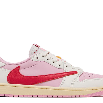 Air Jordan 1 Retro Low OG SP Travis Scott Sail Tropical Pink - IQ7604-101