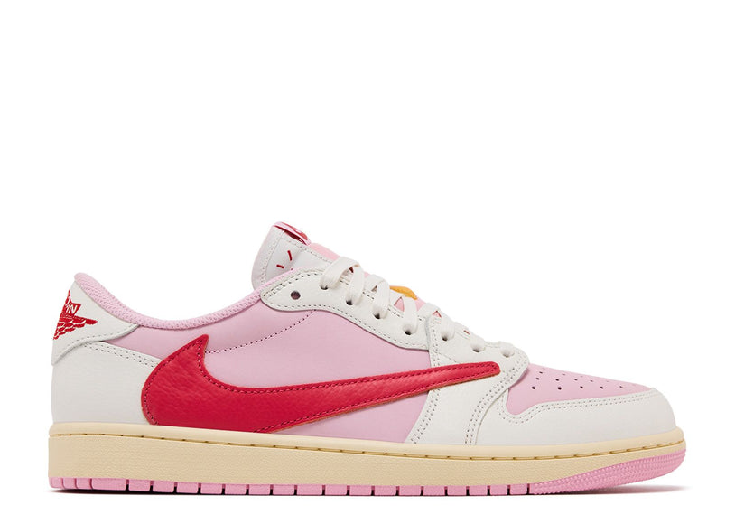 Air Jordan 1 Retro Low OG SP Travis Scott Sail Tropical Pink - IQ7604-101