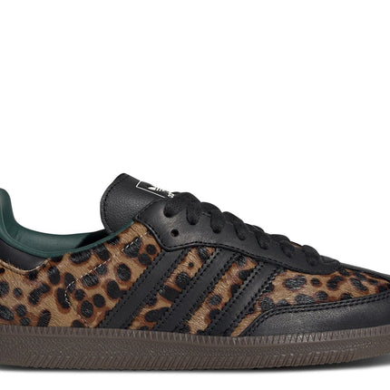 Samba OG Black Green Leopard - JI2735
