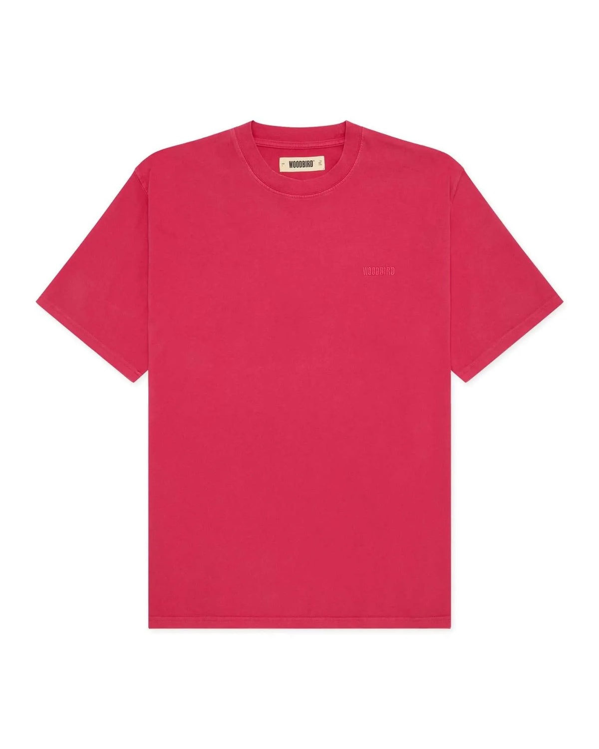 Woodbird WBBaine Washed Tee - Pink