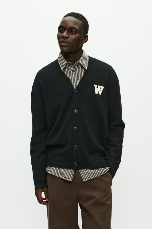DOUBLE A BY W.W. MEN  WWTay Cardigan Black