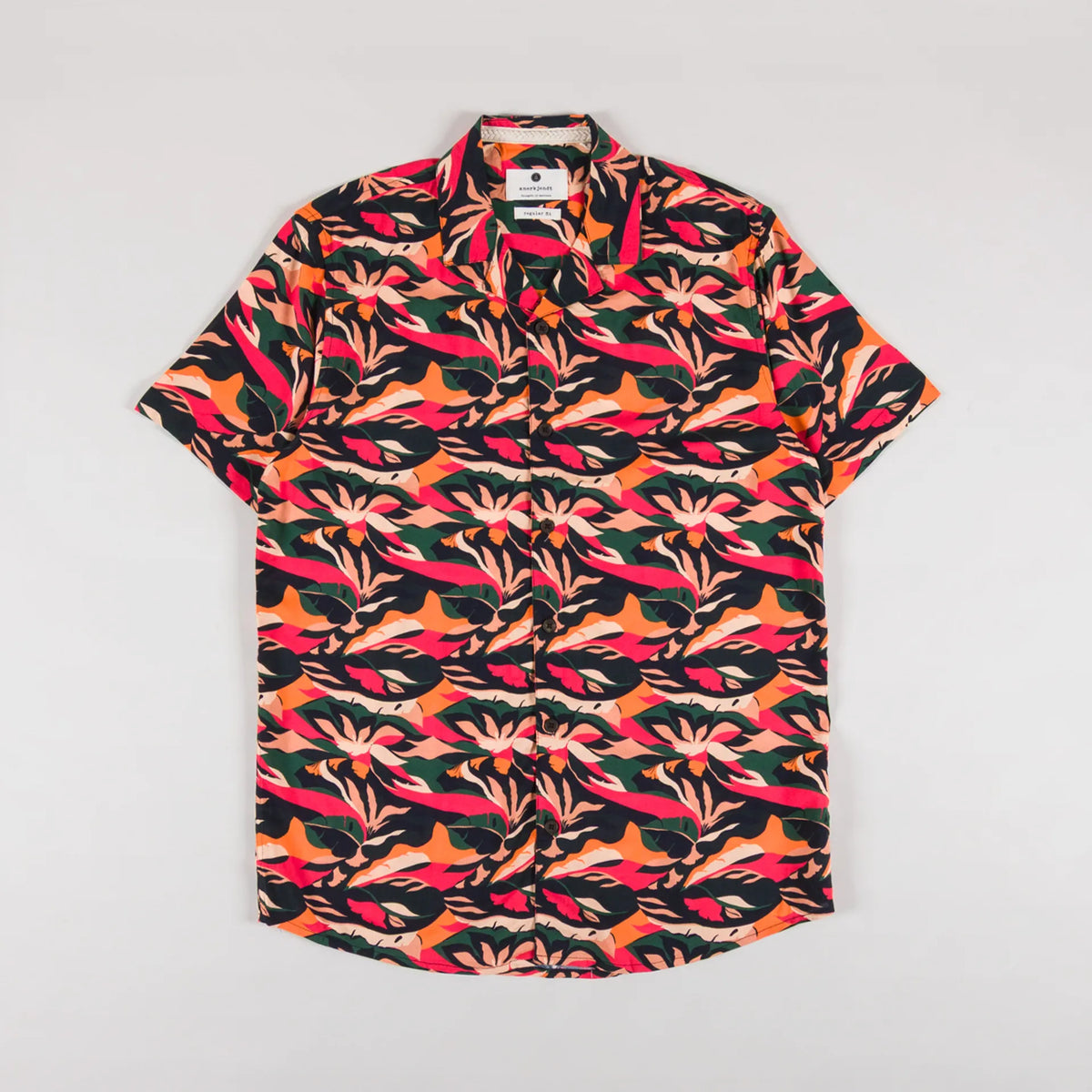 Anerkjendt Akleo AOP Viscose Shirt Forest Night