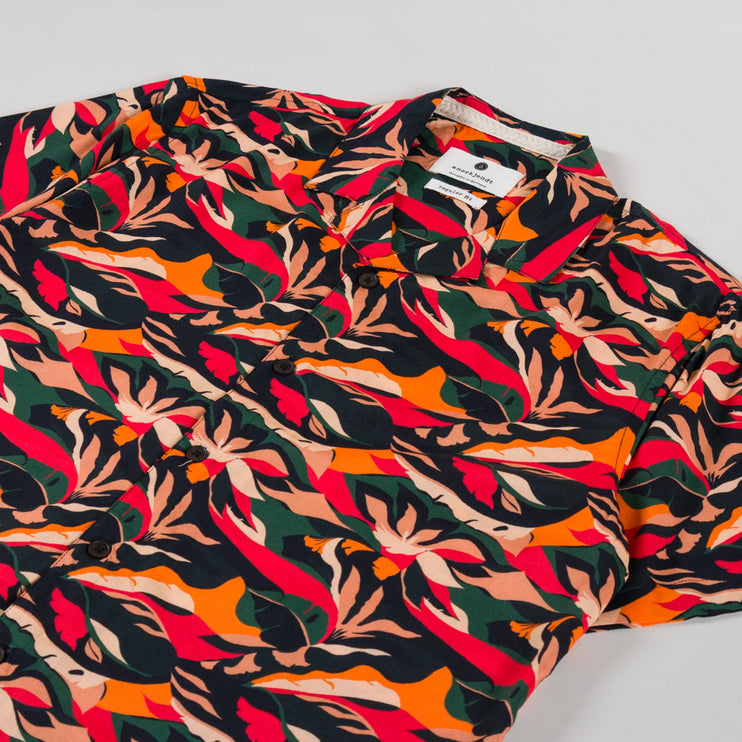 Anerkjendt Akleo AOP Viscose Shirt Forest Night