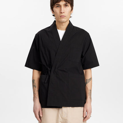 Anerkjendt AKJESPER TEC S/S KIMONO - Caviar