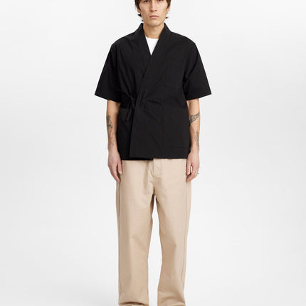 Anerkjendt AKJESPER TEC S/S KIMONO - Caviar