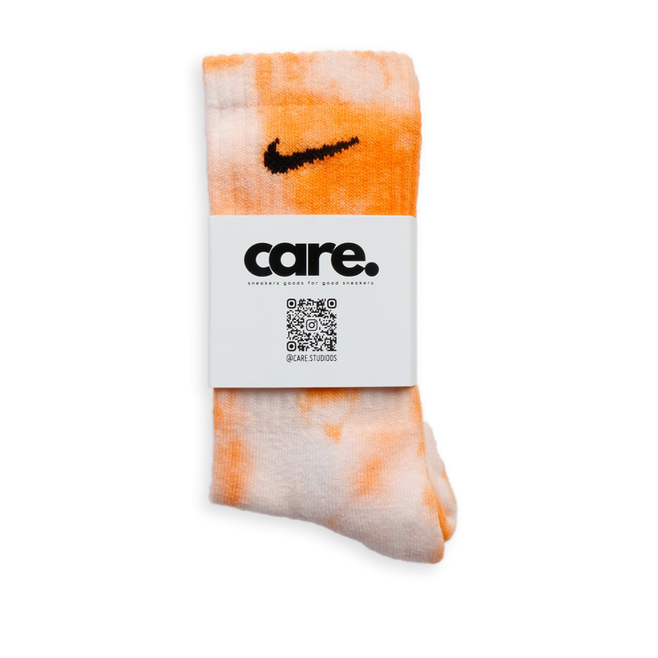 Nike Tie Dye Socks Orange by CARE STUDIOS