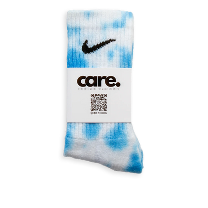 Nike Tie Dye Socks Light Blue by CARE STUDIOS