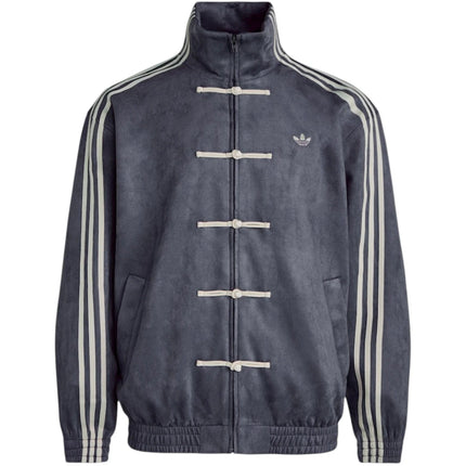 adidas CTT Chinese Track Top 3.1 Gender Neutral Jacket (Asia Sizing) Dark Grey - KR0295