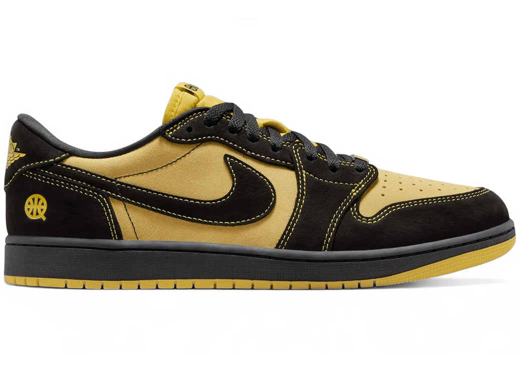 Air Jordan 1 Retro Low OG Quai 54 Black Tour Yellow Red - IB8836-007