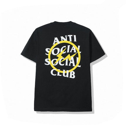 Anti Social Social Club S/S Tee Black x Fragment