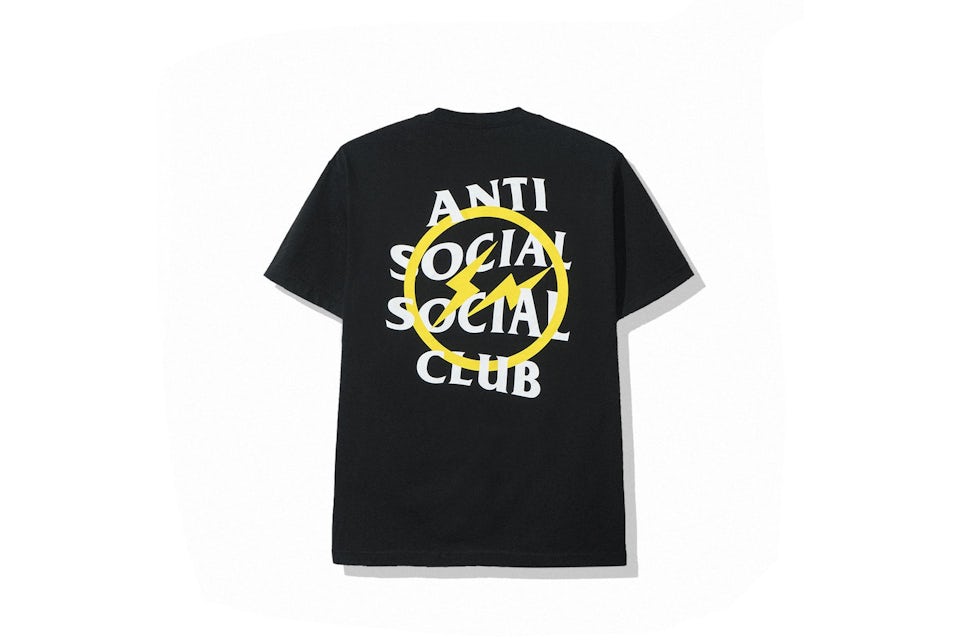 Anti Social Social Club S/S Tee Black x Fragment