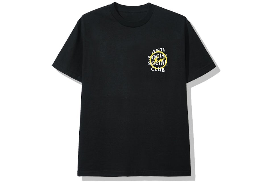 Anti Social Social Club S/S Tee Black x Fragment