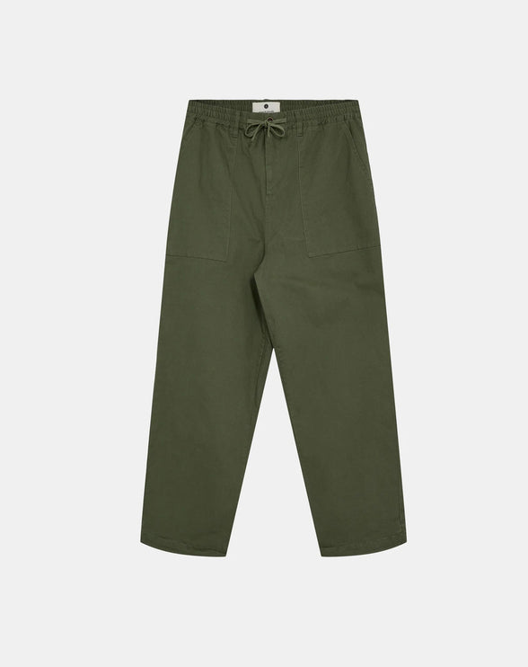 Anerkjendt AKJAKOB FATIQUE COTTON PANTS - Olivine