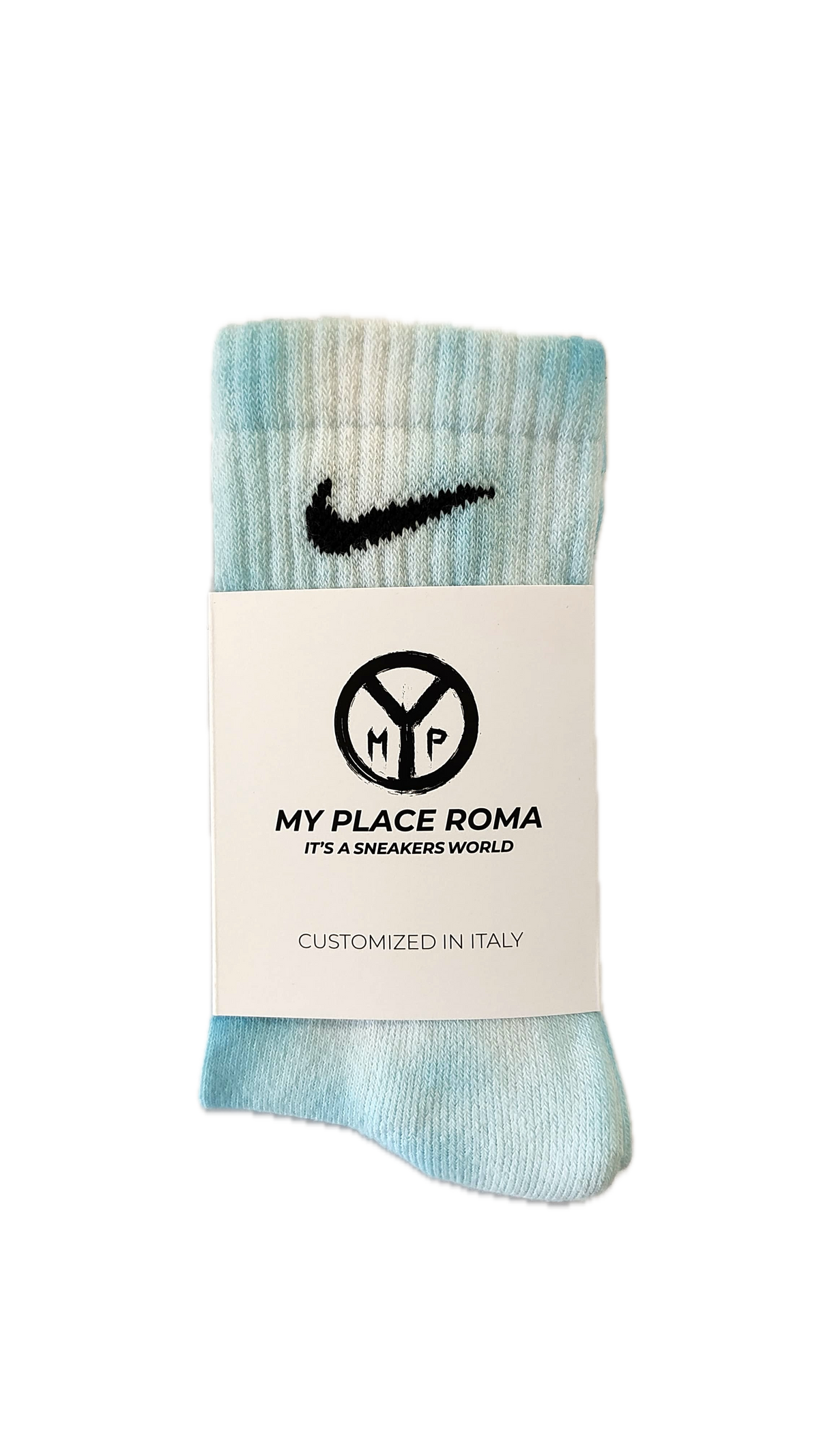 Nike Tie Dye Socks Sky Blue