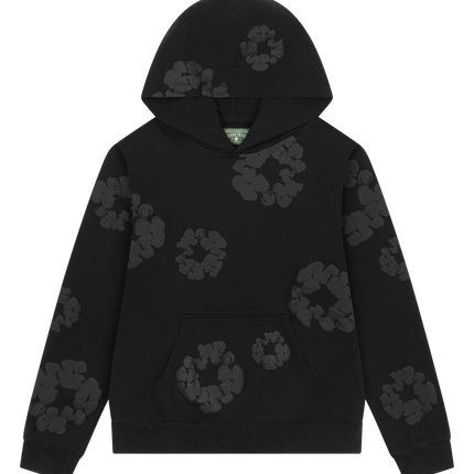 Denim Tears - Mono Wreath Hoodie Black