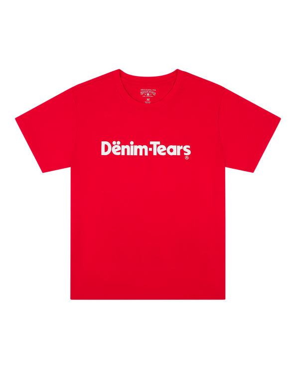 Denim Tears - Blood Black Africa Tee Red