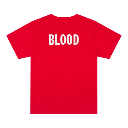 Denim Tears - Blood Black Africa Tee Red