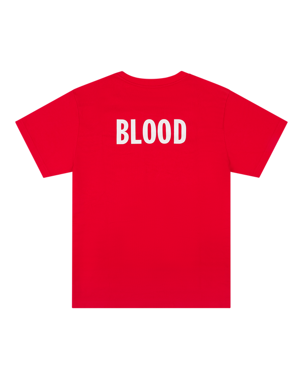 Denim Tears - Blood Black Africa Tee Red