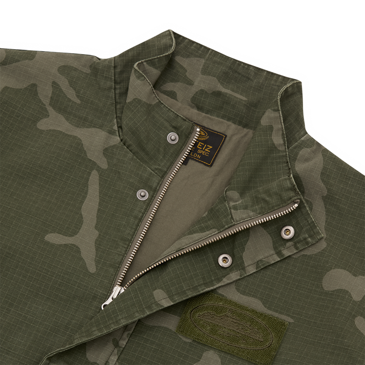Corteiz Guerrillaz Jacket Green Camo