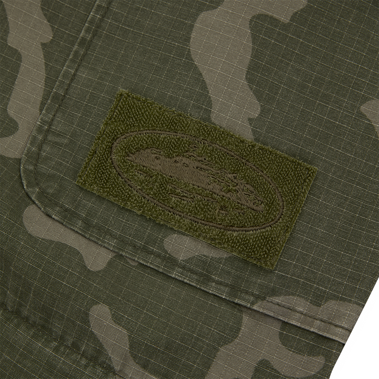 Corteiz Guerrillaz Convertible Pant Green Camo