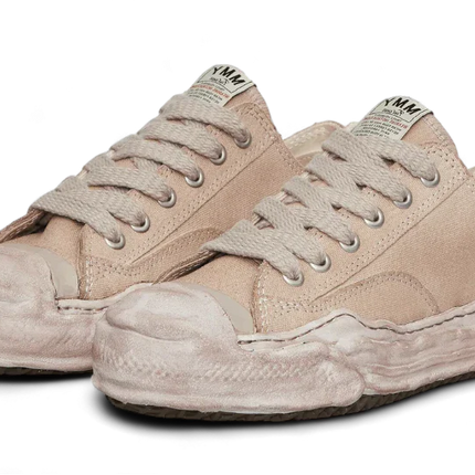 Maison Mihara Yasuhiro Maison Mihara Yasuhiro Hank OG Sole Over-Dyed Canvas Low Brown - A12FW724BROWN