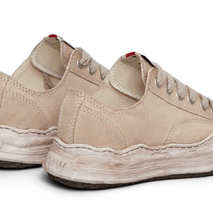 Maison Mihara Yasuhiro Maison Mihara Yasuhiro Hank OG Sole Over-Dyed Canvas Low Brown - A12FW724BROWN