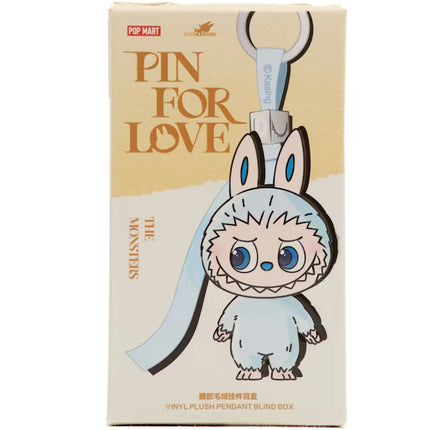 Pop Mart Labubu The Monsters Pin for Love Series Vinyl Plush Pendant (A-M) Single Blind Box