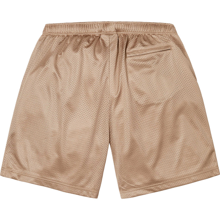 Supreme Small Box baggy Mesh Short Tan