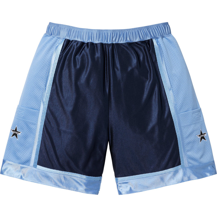 Supreme Side Pocket Basketball Short Blue