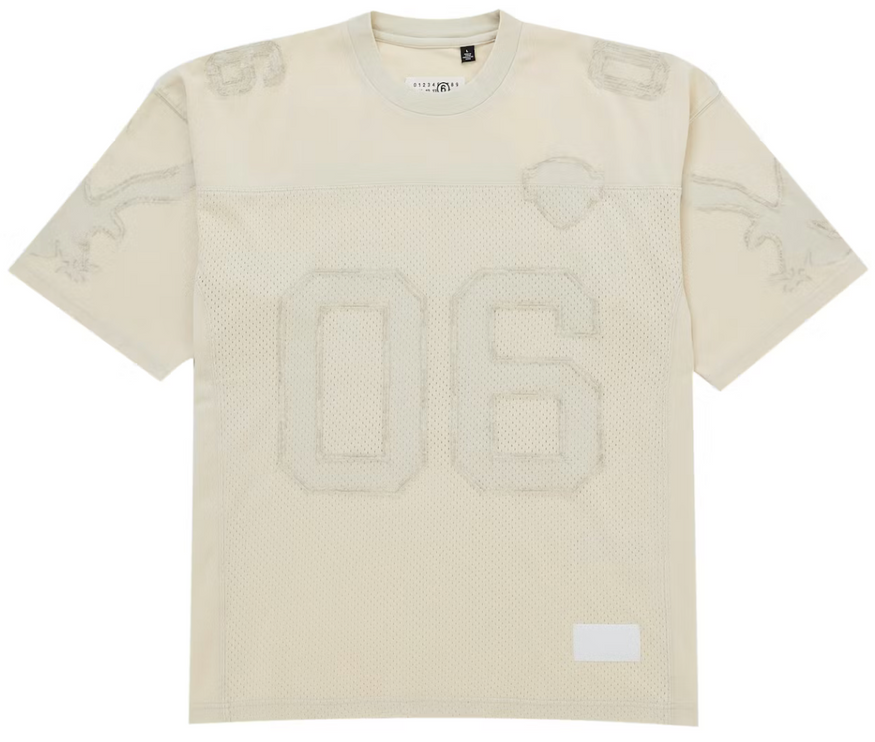Supreme MM6 Maison Margiela Cotton Football Jersey Black