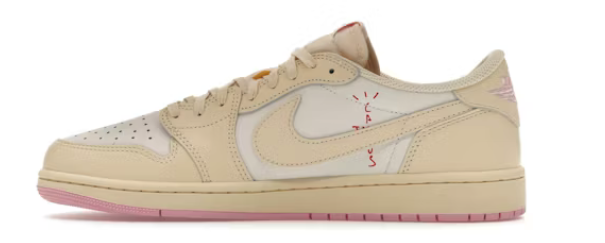 Air Jordan 1 Retro Low OG SP Travis Scott Shy Pink - IQ7604-100