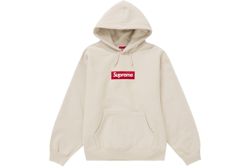 Supreme Box Logo Hooded Sweatshirt Sweatshirt (FW24) Stone