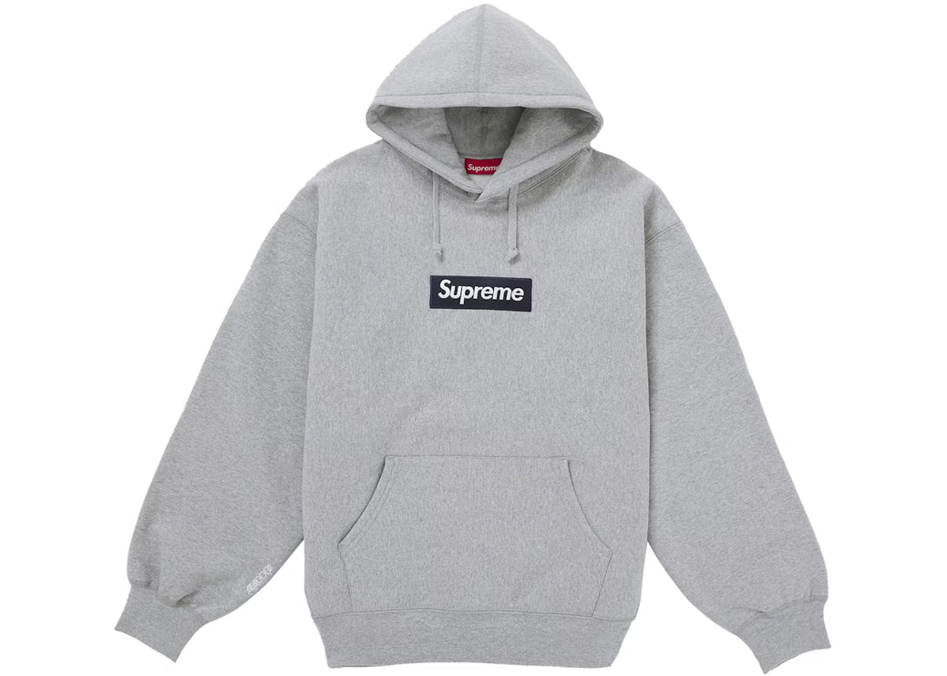 Supreme Box Logo Hooded Sweatshirt (FW25) Heather Grey