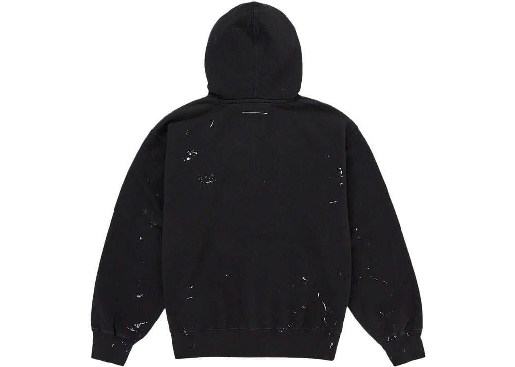 Supreme MM6 Maison Margiela Box Logo Zip Up Hooded Sweatshirt Black - SUPR-SMMMBLZU-MULTI