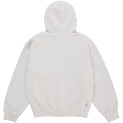 Supreme MM6 Maison Margiela Box Logo Zip Up Hooded Sweatshirt White - SUPR-SMMMBLZU-MULTI