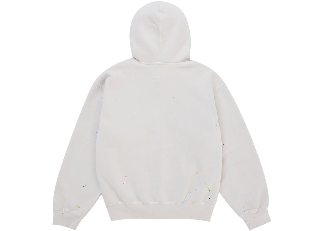 Supreme MM6 Maison Margiela Box Logo Zip Up Hooded Sweatshirt White - SUPR-SMMMBLZU-MULTI