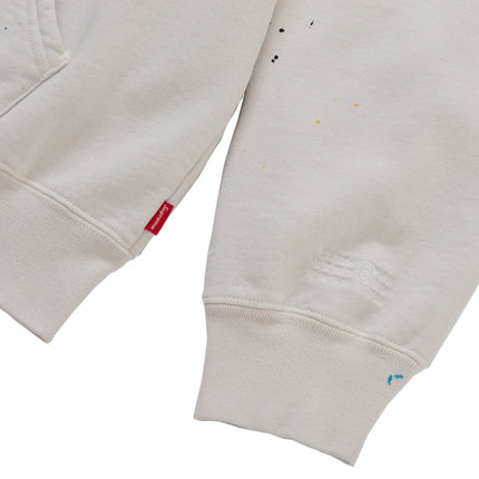 Supreme MM6 Maison Margiela Box Logo Zip Up Hooded Sweatshirt White - SUPR-SMMMBLZU-MULTI