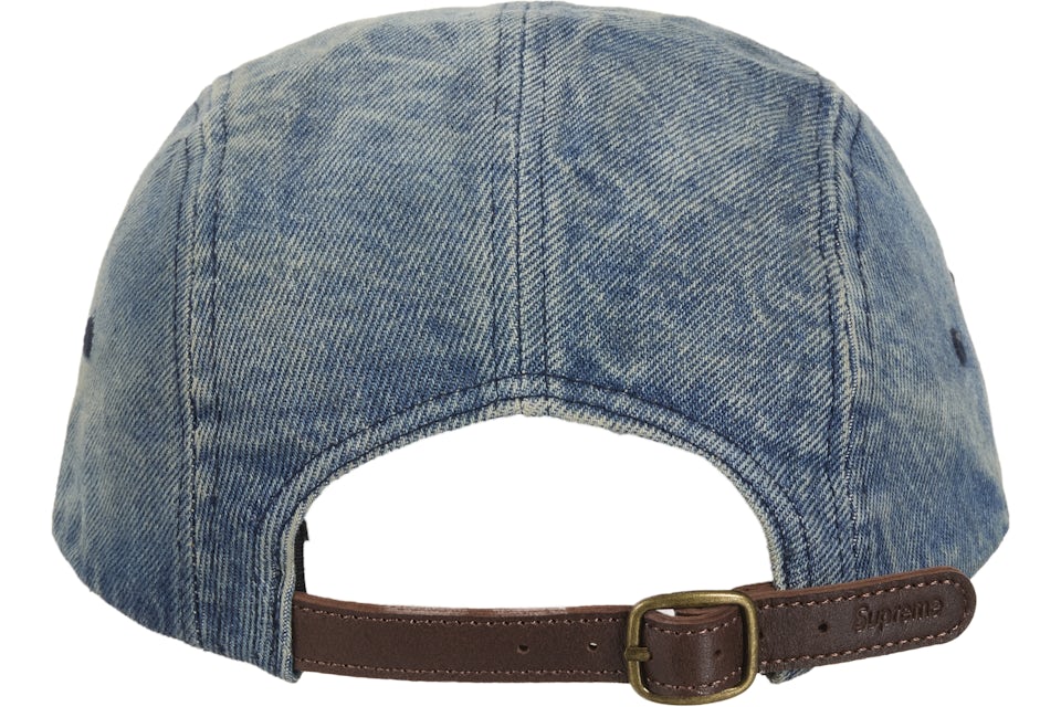 Supreme Washed Chino Twill Camp Cap (FW25) Denim
