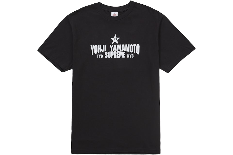Supreme Y's by Yohji Yamamoto Star Tee Black