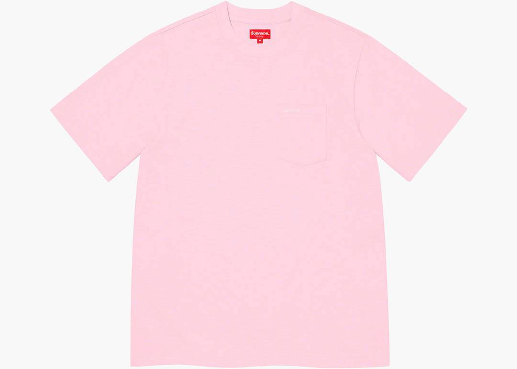 Supreme S/S Pocket Tee Light Pink