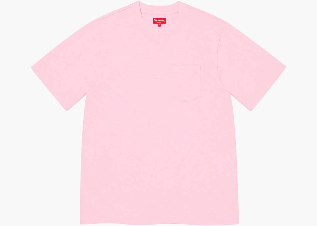 Supreme S/S Pocket Tee Light Pink